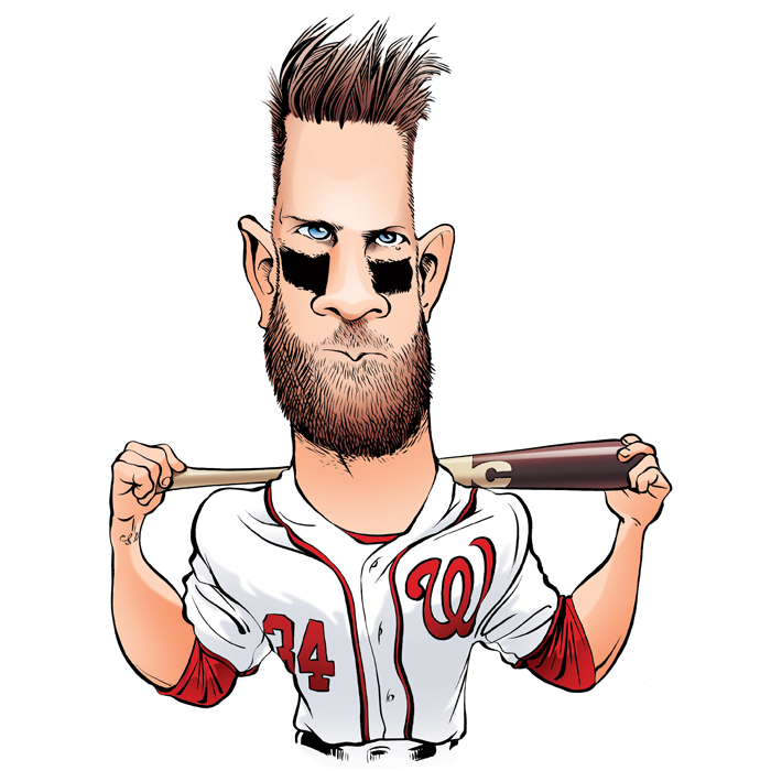 New York Times mid-season report profiled Bryce Harper of the Nationals.