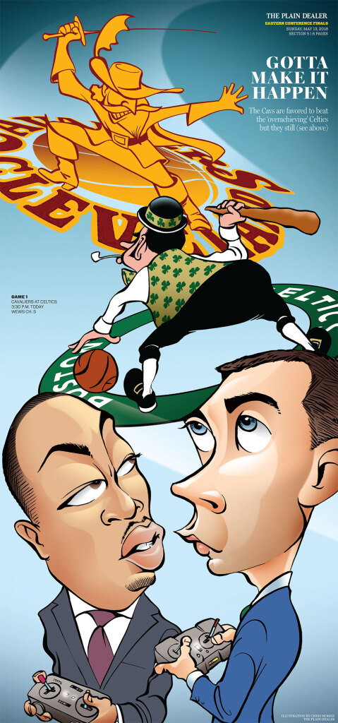 Cavaliers vs Celtics, 2018 NBA Eastern Conference Finals page.