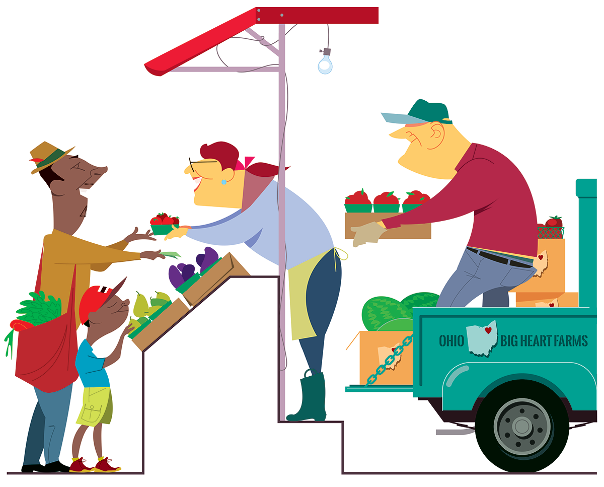 Farmers Markets – Chris Morris Illustration