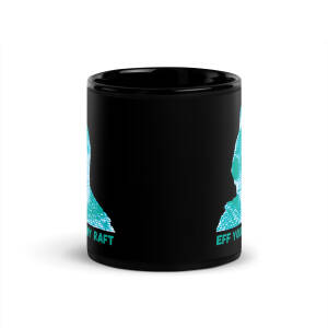 Black Glossy Sleestak Mug - Image 4