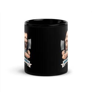 Hunks&Chunks Black Glossy Mug - Image 3