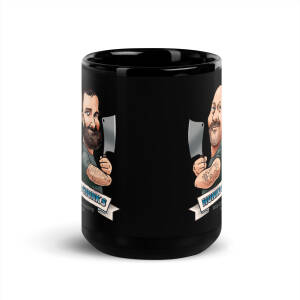 Hunks&Chunks Black Glossy Mug - Image 6