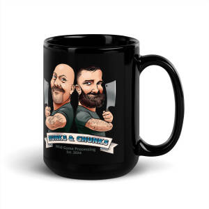 Hunks&Chunks Black Glossy Mug - Image 5