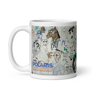 Brainrot Board White glossy mug - Image 2